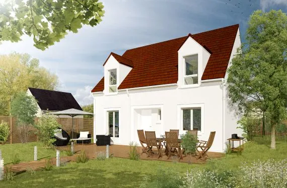 Projet de construction d'une maison 98.33 m² avec terrain à ETRECHY (91)