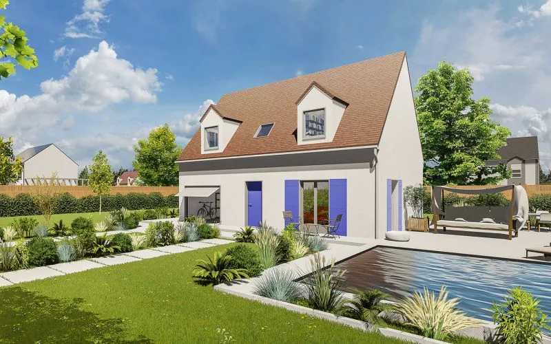 Projet de construction d'une maison 100.51 m² avec terrain à LARDY (91)